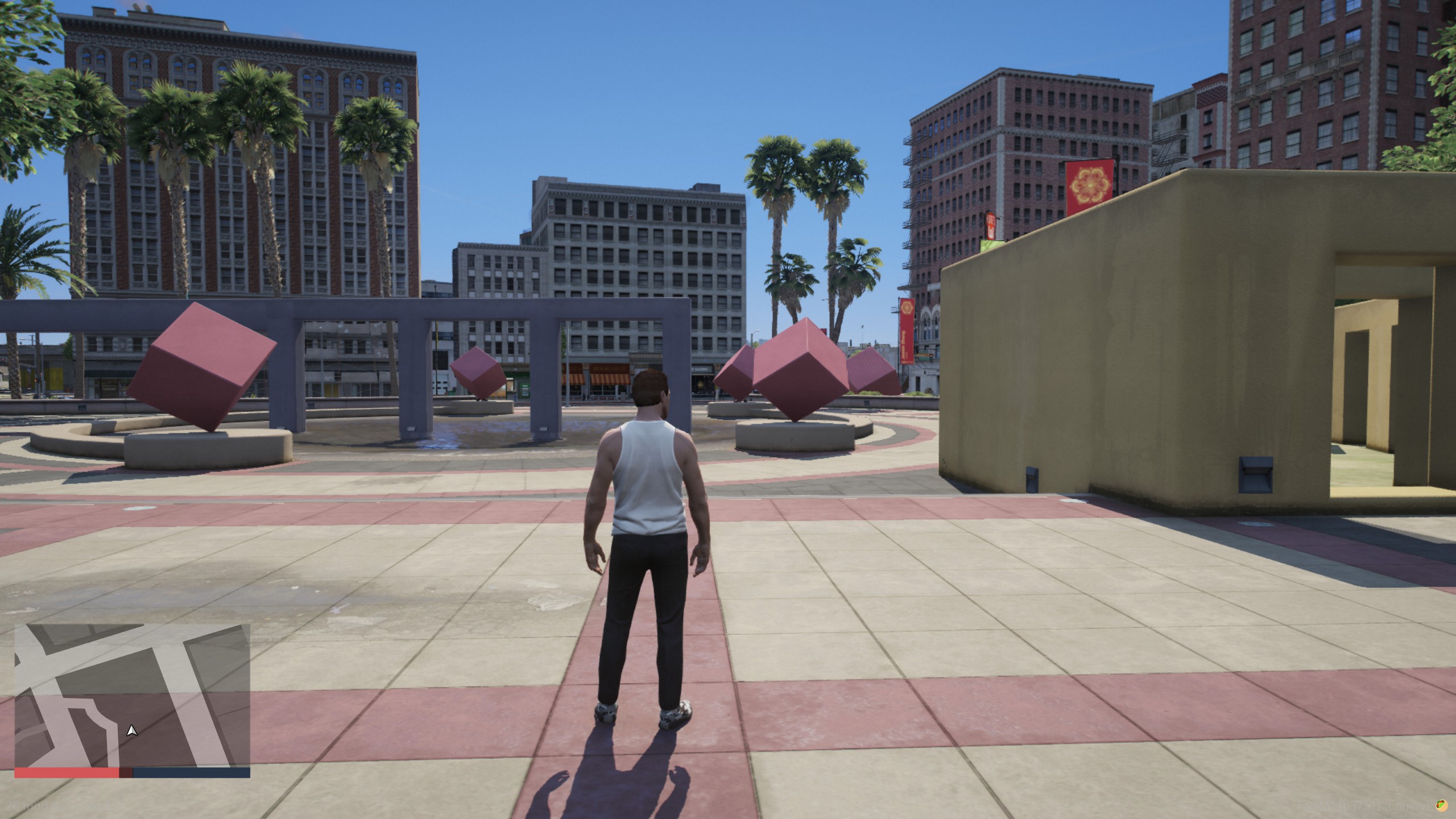 Character spawned in world