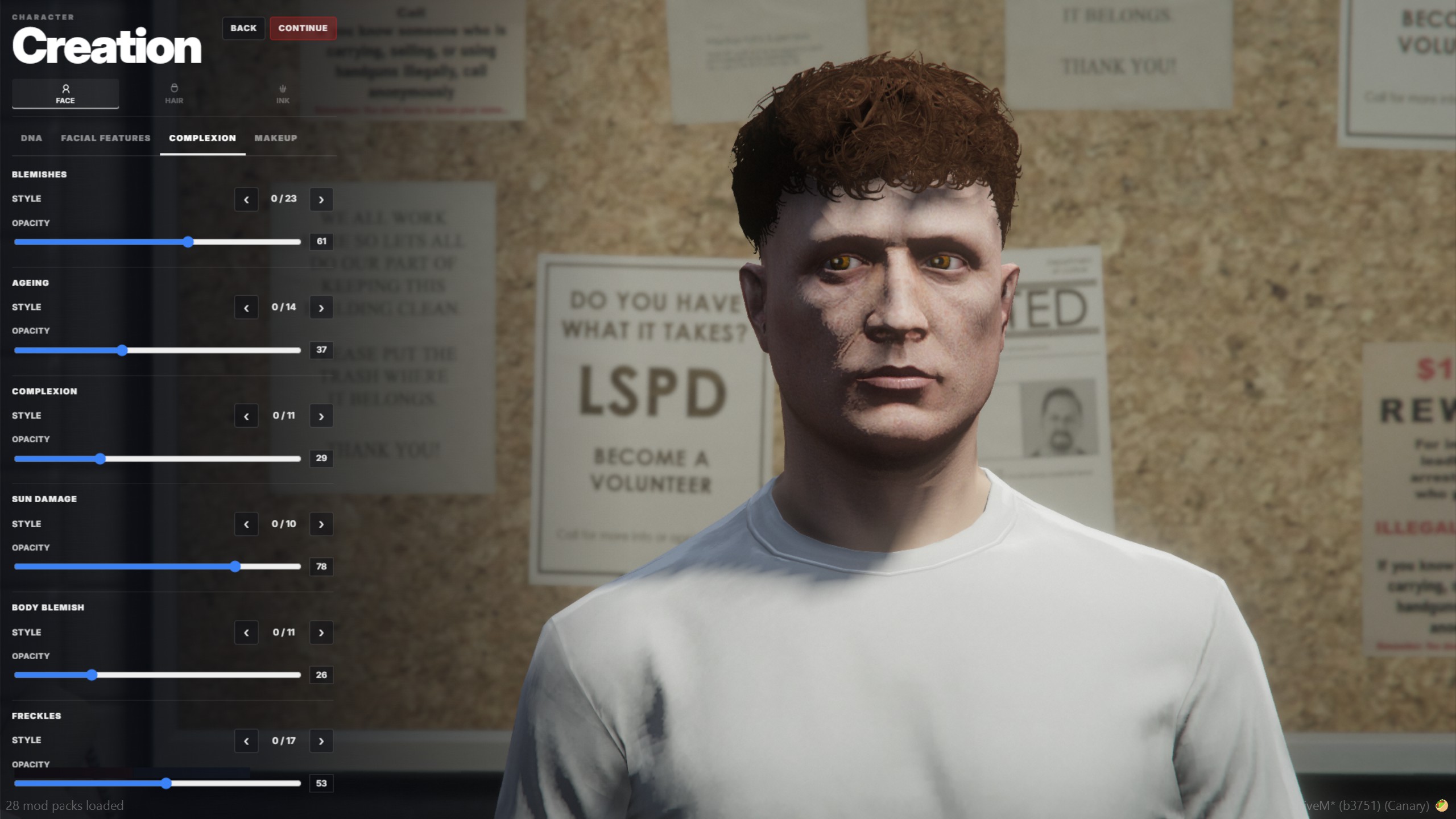 Character appearance editor